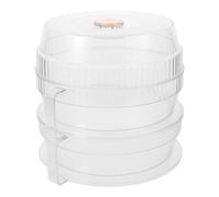 1 set di alzata per torte con coperchio - Espositore per torte con piatto da