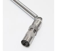 1 set di antenna a stelo adattatore da 3,5 mm per radio FM di ricambio