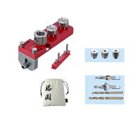 1 Set di apparecchi di perforazione per profili in alluminio efficiente per il posizionamento preciso del foro in legno e metallo Compiti di perforazione del profilo in alluminio Set posizionatore