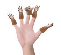 1 set di bambole scoiattolo, marionette animali, marionette da dito scoiattolo, mini giocattolo novità, simpatici puntelli per le dita dei bambini, giocattolo per le dita