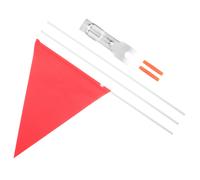 1 set di bandiera di bandiera delle biciclette professionali resistenti alla