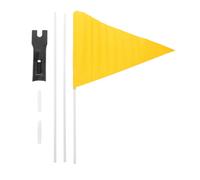 1 set di bandiere di sicurezza regolabili per biciclette per bambini. Bandiera