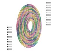 1 set di bellissimi corsiani in cristallo con coulisse decorativi shoelaces