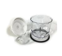 1 set di bicchieri di miscelazione da 350 ml, compatibili con Braun | Parti del coperchio del coltello del frullatore MQ5025 MQ525 MQ745 MQ505 MQ3000
