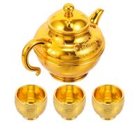 1 set di bicchieri per l'offerta dell'acqua, vasi per il vino del Buddha,
