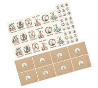 1 set di biglietti d'auguri pasquali vintage Biglietti di benedizione a tema