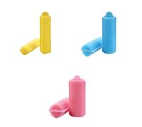 1 set di bigodini per capelli, colore casuale, bigodini in spugna, bigodini professionali, funzionamento rapido, 4,0 x 7 cm, 6 pezzi