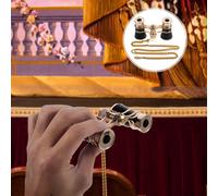 1 set di binocoli da viaggio con catena Mini binocolo Concerto piccolo binocolo