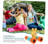1 set di binocoli portatili per bambini, telescopio binoculare multifunzione, binocolo compatto per bambini