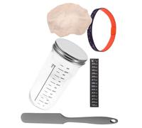 1 set di bottiglie per pasta madre, barattolo per pasta madre di grande