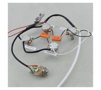1 Set Di Cablaggio Per Pickup Attivo Per Chitarra Elettrica Per LP/SG 4x TQ 25K Pots 1x Output