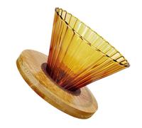 1 set di caffettiera di pour-over funnel delicati filtro caffè decorativo caffè