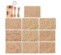 1 set di carta da regalo ferita da regalo fai da te per la decorazione speciale