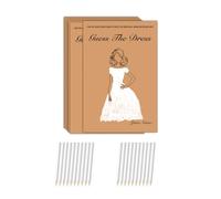 1 set di carte e matite per la doccia nuziale, set di decorazioni per matrimoni, forniture per feste, indovinelli, giochi per addio al nubilato