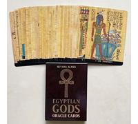 1 Set Di Carte Oracle Degli Dei Egiziani, Sblocca Il Potere Delle Antiche Divinità Egizie, Carte Tarocchi, Ideale Come Regalo Per Ognissanti E Natale Tagli UnicaLegno