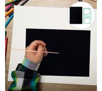 1 set di carte per dipingere con la tecnica del raschiamento e della pittura a