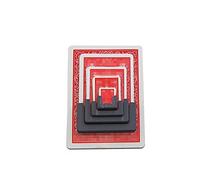 1 set di carte restringenti trucchi magici Street Illusions Gimmick Stage Commedia puntelli da grande a piccola magia ravvicinata illusioni di strada Gimmicks puntelli