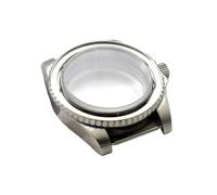 1 set di cassa for orologio in acciaio inossidabile da 40 mm for accessori for orologi con movimento meccanico NH35/NH36/8215/GD2813/GD3804 con anello distanziatore for movimento(For 8215 2813 3804)