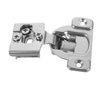 1 set di cerniere for armadietti silenziosi da cucina con sovrapposizione completa for porte nascoste in acciaio inossidabile chiusura automatica Adatto per porte metalliche(7.5X5.7X2.5CM)