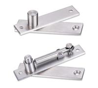 1 set di cerniere for porte nascoste in acciaio inossidabile con rotazione a 360 gradi, cerniere pivotanti for porte in legno/segrete/librerie