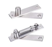 1 set di cerniere for porte nascoste in acciaio inossidabile con rotazione a 360 gradi, perno resistente, compatibile in legno/porte segrete/librerie
