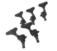 1 set di chiavi di accordatura per accordatore per basso sigillate 2L3R, parti di strumenti con testa della macchina per basso a 5 corde Piroli Per Accordatura Per Chitarra (Color : Black)