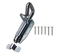 1 set di chiavistelli scorrevoli for porte e finestre in acciaio inossidabile, for interni ed esterni, con serratura a cilindro chiavistello scorrevole -Serrature scorrevoli con bullone