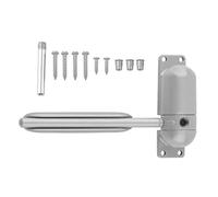 1 set di chiudiporta a molla grigio regolabile con sicurezza antincendio for interni ed esterni