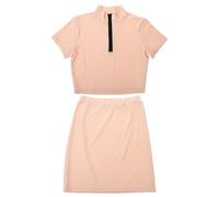 1 set di cimopi estivi e gonna da donna abiti estivi donne estive top (taglia M)