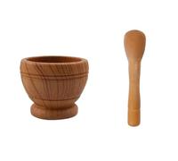 1 set di ciotole multiuso for macinare spezie, aglio e pepe, gadget da cucina Per Aglio Spezie(Brown)