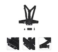 1 set di comoda telecamera fissa alla fascia fissa alla cinghia fissata per