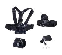 1 set di comode strutture di supporto per fotocamera d'azione, il supporto ergonomico per un trasporto prolungato durante le professioni attive offre supporto alla cinghia toracica