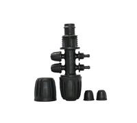 1 Set di connettori di riduzione for Tubi in PE da 20 mm, 16 mm a 4/7 mm, sdoppiatore, raccordi da 1/2, 5/8 x 4/7 mm, Dado di bloccaggio, Giunto for Tubo Flessibile da 1/2/4 Vie(B)