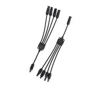 1 set di connettori solari fotovoltaici 1000 V 30 A maschio femmina a 3 vie, 4 vie, 5 vie, spina CC PV Y tipo 1 a adattatore 2/3/4(Y-5 A and B)