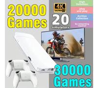 1 Set Di Console Da Gioco Domestica 2026 Nuova Console Arcade Per Giovani Con 30000 Giochi Collegata Alla TV Set-Top Box Macchina Rossa E Bianca Cartuccia Nostalgica Tipo Joystick Simulatore Di Battag