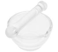 1 set di contenitori in per aglio e pestello per cucina e laboratorio