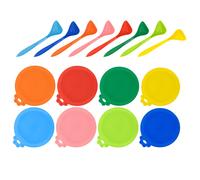 1 set di coperchi riutilizzabili per alimenti per animali domestici: cucchiaio