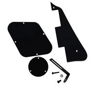 1 set di coperchio della cavità del convertitore di controllo del battipenna per chitarra e staffa e viti per parti di chitarra Professionale Battipenna per Chitarra Elettrica ( Color : Black 1Ply )