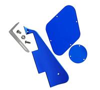 1 set di coperchio della cavità del convertitore di controllo del battipenna per chitarra e staffa e viti per parti di chitarra Parti di Chitarra Elettrica (Color : Blue Mirror)