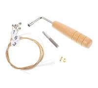 1 set di corde per lira professionali, picchetti chiave, robusti picchetti per arpa, pioli di ricambio, set di pioli