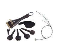 1 Set Di Corde Per Violino Con Anima In Acciaio E Per 4/4 A Grandezza Naturale In Legno Di Ebano Naturale Pioli Per Violino Mentoniera Mentoniera Principiante Accessori per Violino