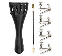 1 set di cordiera per violino Yootones e cordiera e accordatori, compatibile con kit di accessori per violino 4/4-3/4