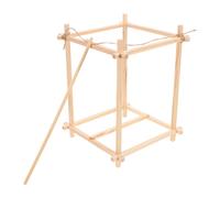 1 set di cornice per lanterna in legno grezzo per lavori fai da te - Lanterne a