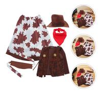 1 set di costume da cowboy per Halloween da bambino con cappello western e