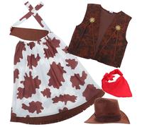 1 set di costume da cowboy per Halloween da bambino con cappello western e