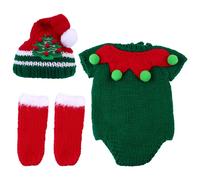 1 set di costumi di fotografia natalizia costume creativa per bambini a maglia