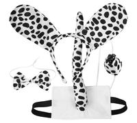 1 set di costumi per cani Set Dog Wok Ears Accessorio per temi del cane coda a