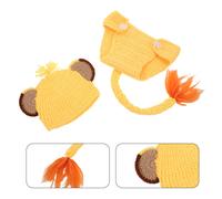 1 set di costumi per neonati: vestito per foto di neonati - cappello da leone