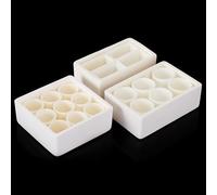 1 set di crogioli in allumina al 99% for analisi di laboratorio e fusione - Disponibili varie specifiche((16)115x90x30mm)