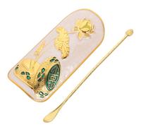 1 set di cucchiai da tè cinesi Kung Fu, paletta tradizionale in lega,